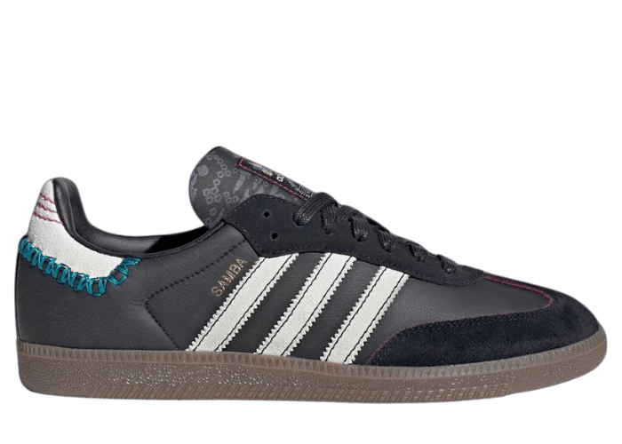 adidas Samba OG Off White Core Purple Green Brown - ID8349